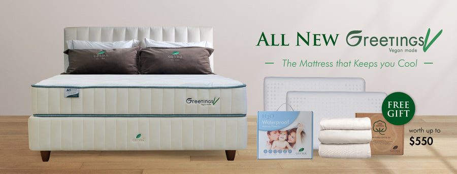 Getha Greetings Mattress Online Exclusive Free Gift worth up to $550